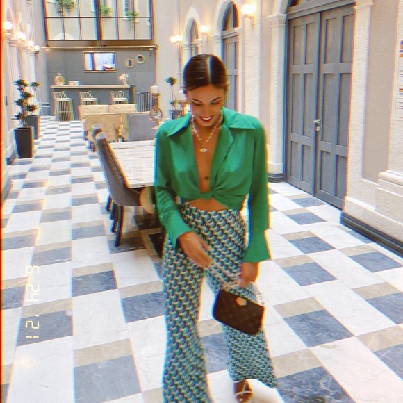 ZARA knotted crop top - Picture 5 of 11